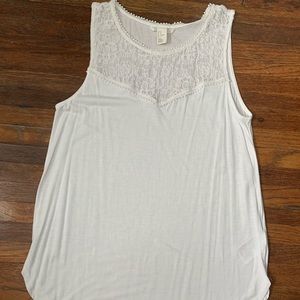 H&M white tank top